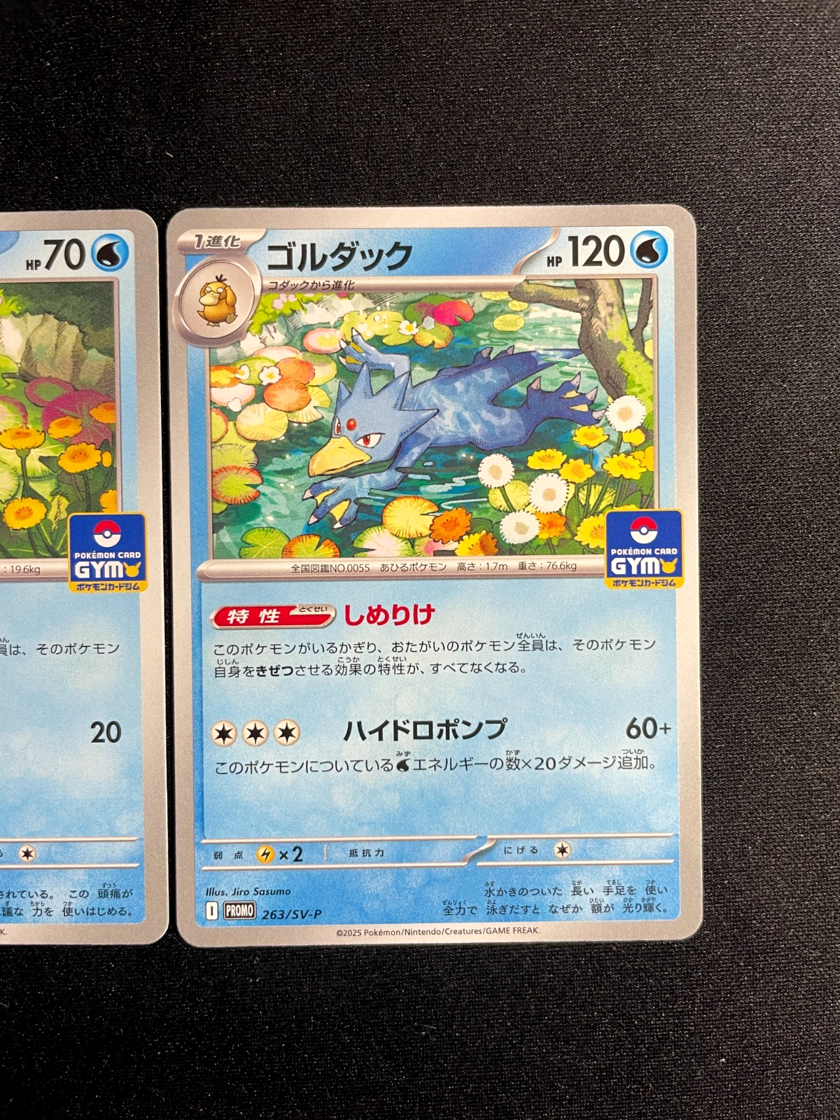 Psyduck 262/SV-P & Golduck 263/SVP - Gym Promos Pokemon Scarlet Violet Japanese