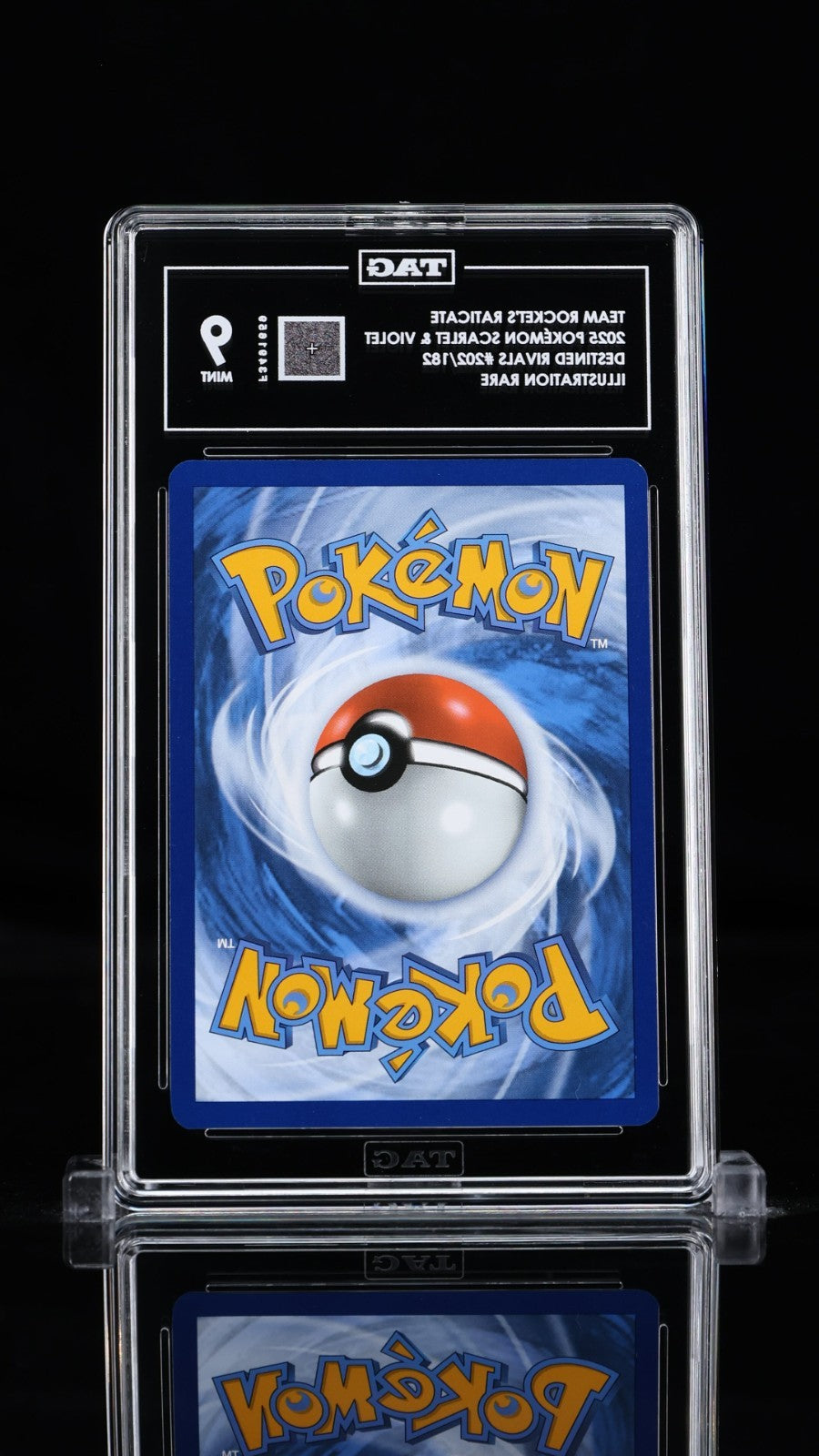TAG 9 - Team Rocket's Raticate 202/182 Illustration Rare Pokemon Destined Rivals