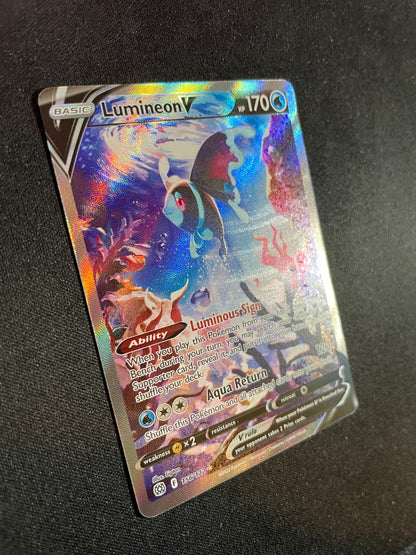 Lumineon V 156/172 Alternate Art - Brilliant Stars Pokemon Sword & Shield - NM