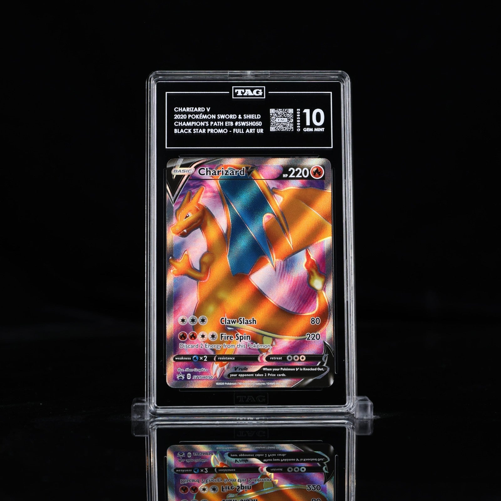 TAG 10 - Charizard V SWSH050 ETB Promo - Champion's Path Pokemon Sword & Shield