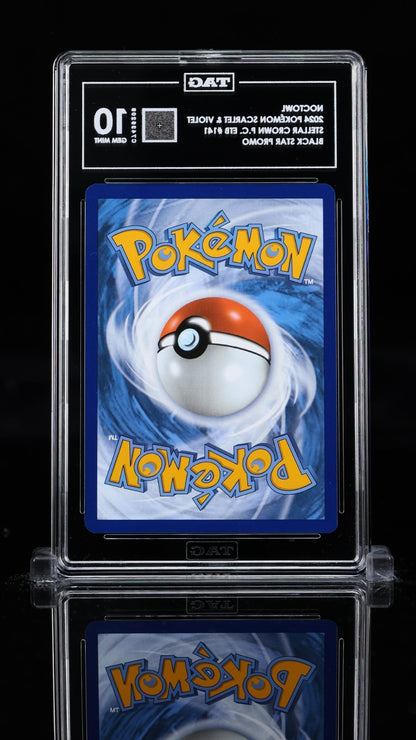 TAG 10 - Noctowl 141 SVP Pokemon Center STAMPED Promo - Stellar Crown PC ETB