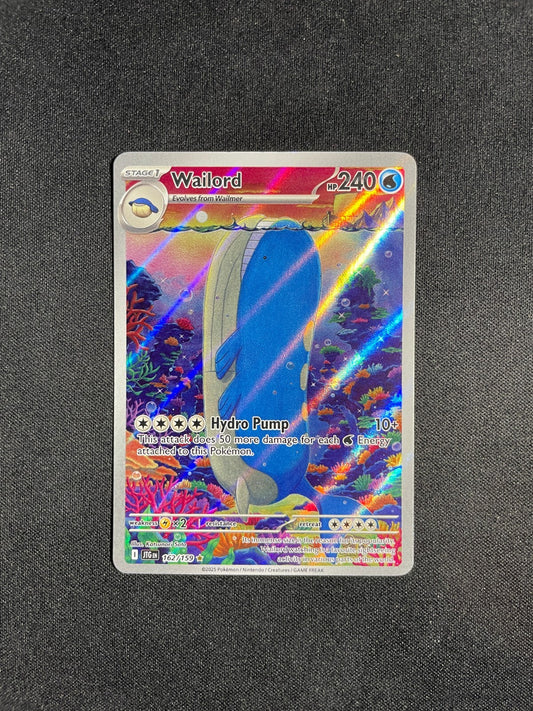 Wailord 162/159 Illustration Rare - Journey Together Pokemon TCG - NM