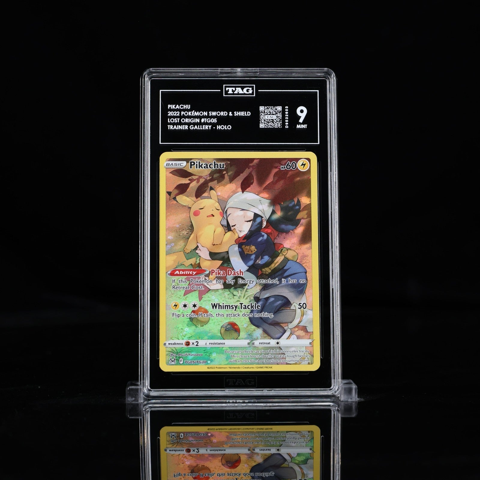 TAG 9 - Pikachu TG05/TG30 - Lost Origin Trainer Gallery Pokemon Sword & Shield