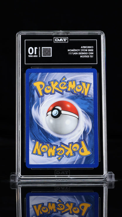 TAG 10 - Chikorita 54/111 1st Edition Common - Pokemon Neo Genesis WOTC Vintage