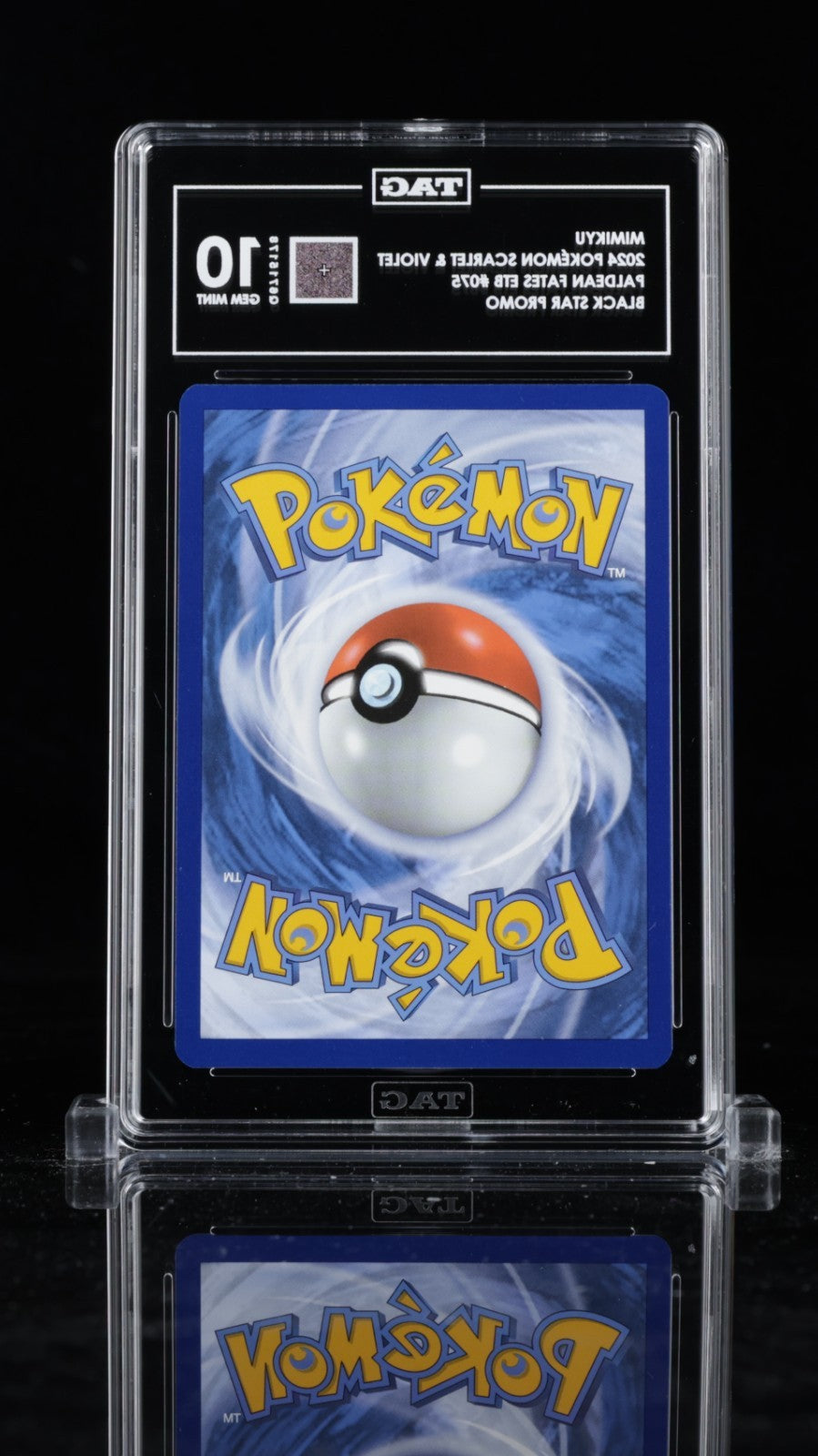 TAG 10 - Mimikyu 075 SVP Black Star Promo - Paldean Fates ETB Pokemon TCG