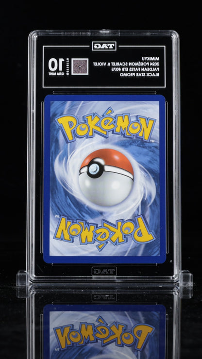 TAG 10 - Mimikyu 075 SVP Black Star Promo - Paldean Fates ETB Pokemon TCG