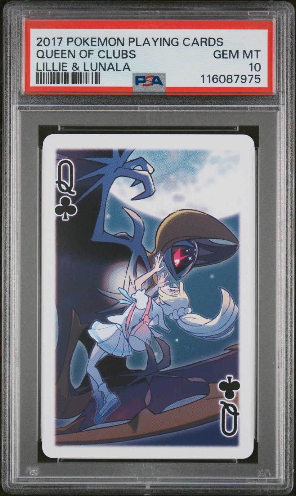 PSA 10 Sequential - Lillie Cosmog Lunala & Solgaleo Clubs Set - Pokemon Poker