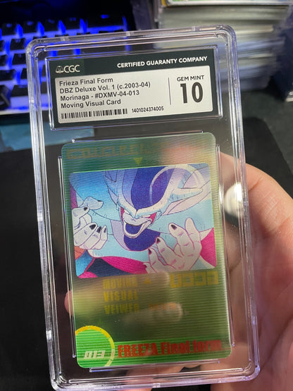 CGC 10 - Frieza Final Form #013 3D Morinaga Dragon Ball Z Wafer Cards Part 1 Gem