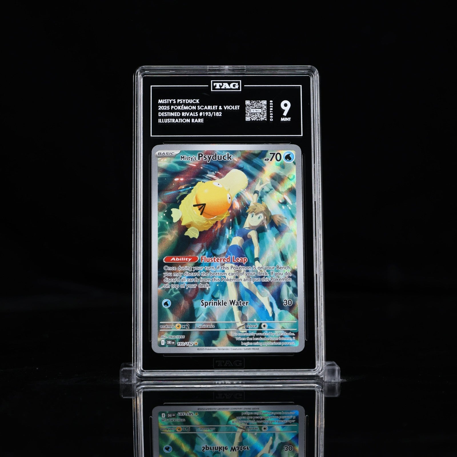 TAG 9 - Misty's Psyduck 193/182 Illustration Rare - Pokemon Destined Rivals SV