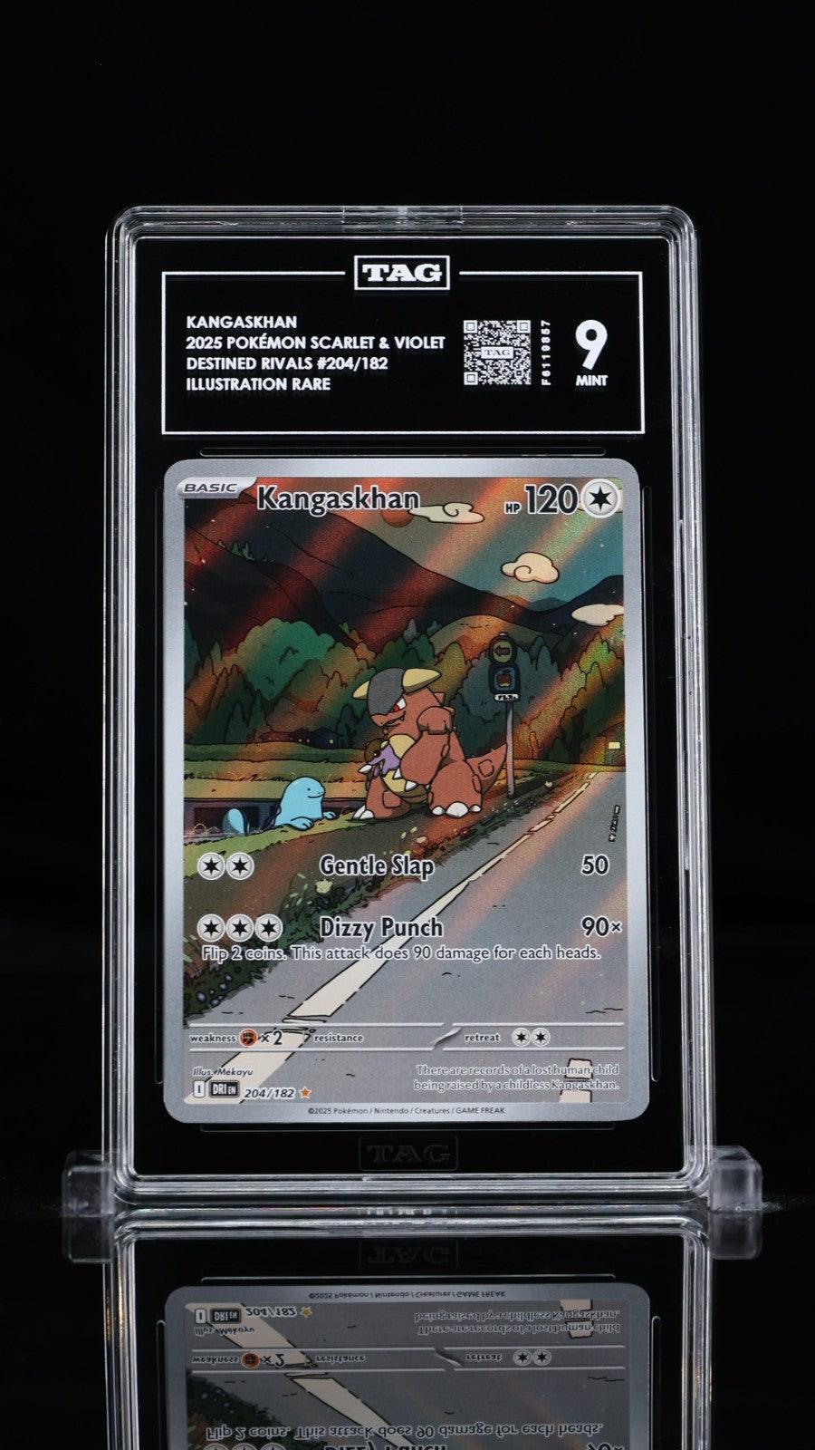 TAG 9 - Kangaskhan 204/182 Illustration Rare - Pokemon Destined Rivals S&V