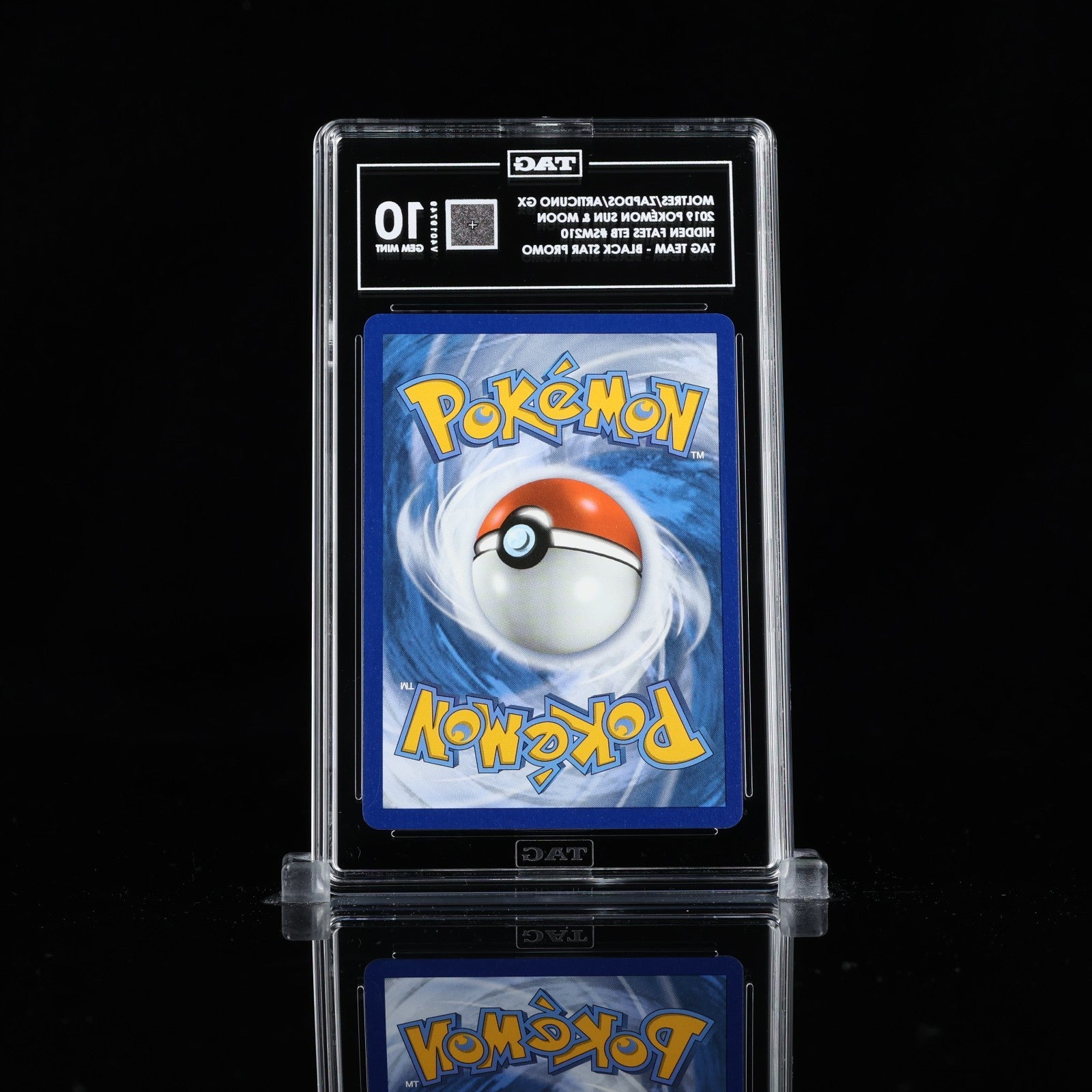TAG 10 - Moltres & Zapdos & Articuno GX SM210 Hidden Fates ETB Promo Pokemon TCG