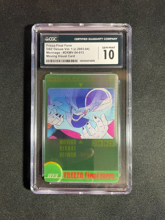 CGC 10 - Frieza Final Form #013 3D Morinaga Dragon Ball Z Wafer Cards Part 1 Gem