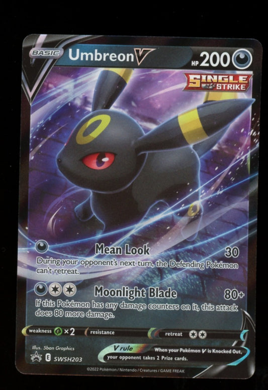 Umbreon V SWSH203 Black Star Promo - Pokemon Sword & Shield V Heroes Tins - NM