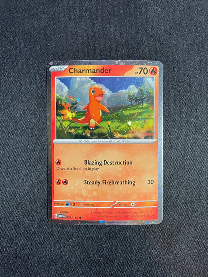 Charmander 004/165 Cosmos Holo Promo Pokemon Charizard Super Premium Collection