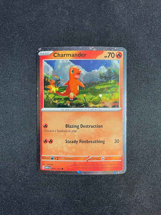 Charmander 004/165 Cosmos Holo Promo Pokemon Charizard Super Premium Collection