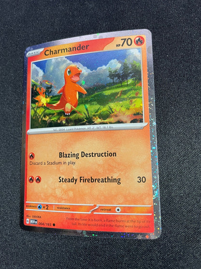 Charmander 004/165 Cosmos Holo Promo Pokemon Charizard Super Premium Collection