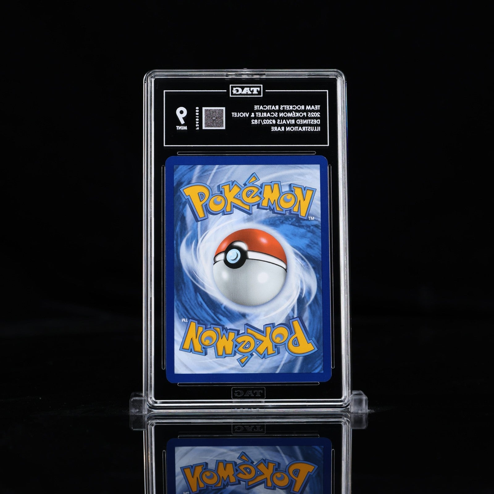 TAG 9 - Team Rocket's Raticate 202/182 Illustration Rare Pokemon Destined Rivals