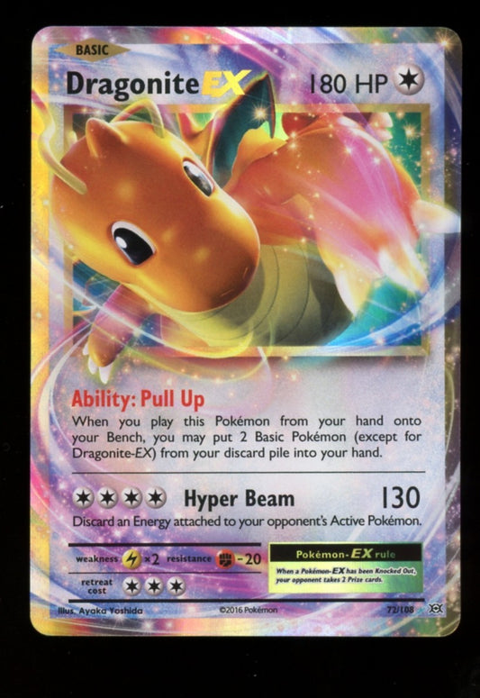 Dragonite EX 72/108 Ultra Rare - Pokemon XY Evolutions 2016 - LP  #1
