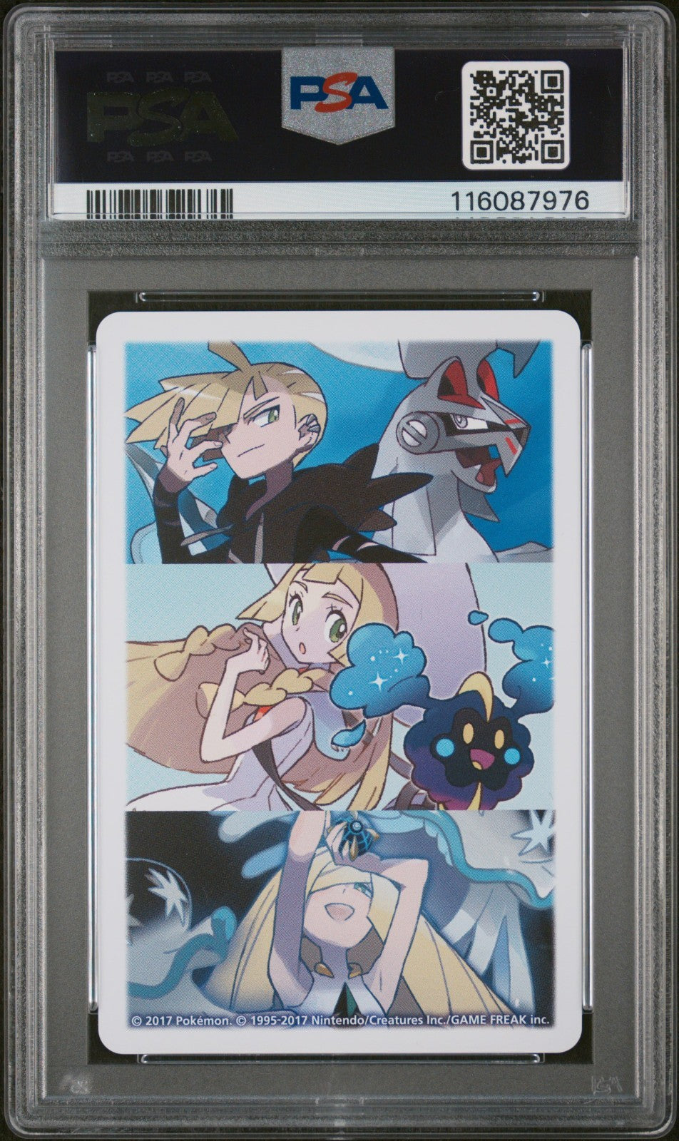 PSA 10 Sequential - Lillie Cosmog Lunala & Solgaleo Clubs Set - Pokemon Poker