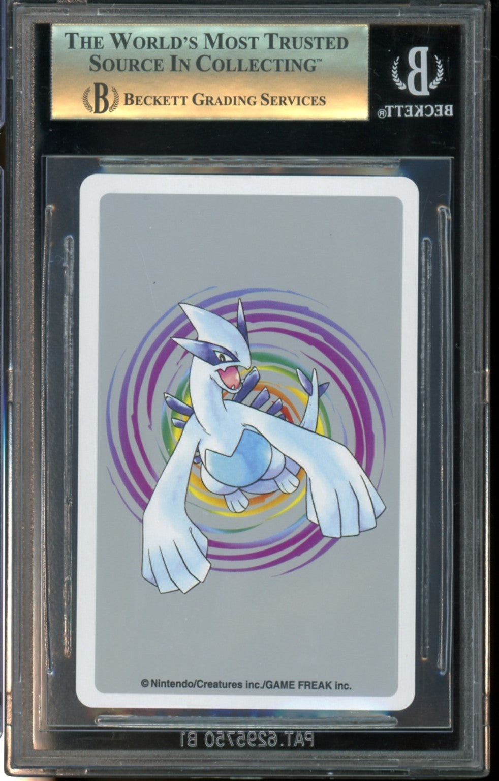 BGS 10 Dragonite #149 3 of Spades Pokemon Silver Poker Playing Card 1999 Vintage