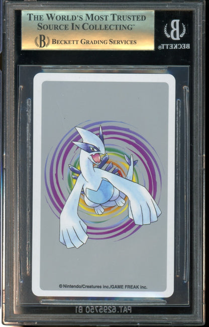 BGS 10 Dragonite #149 3 of Spades Pokemon Silver Poker Playing Card 1999 Vintage