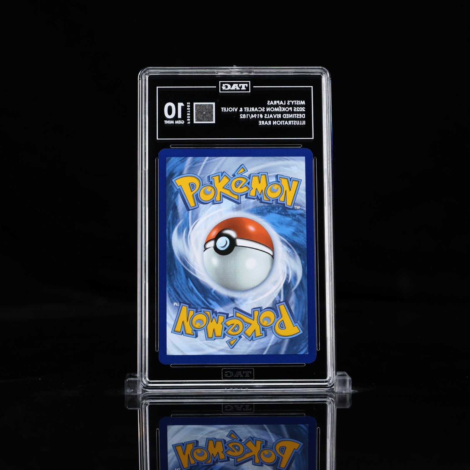 TAG 10 Misty's Lapras 194/182 Illustration Rare Pokemon Destined Rivals Gem Mint