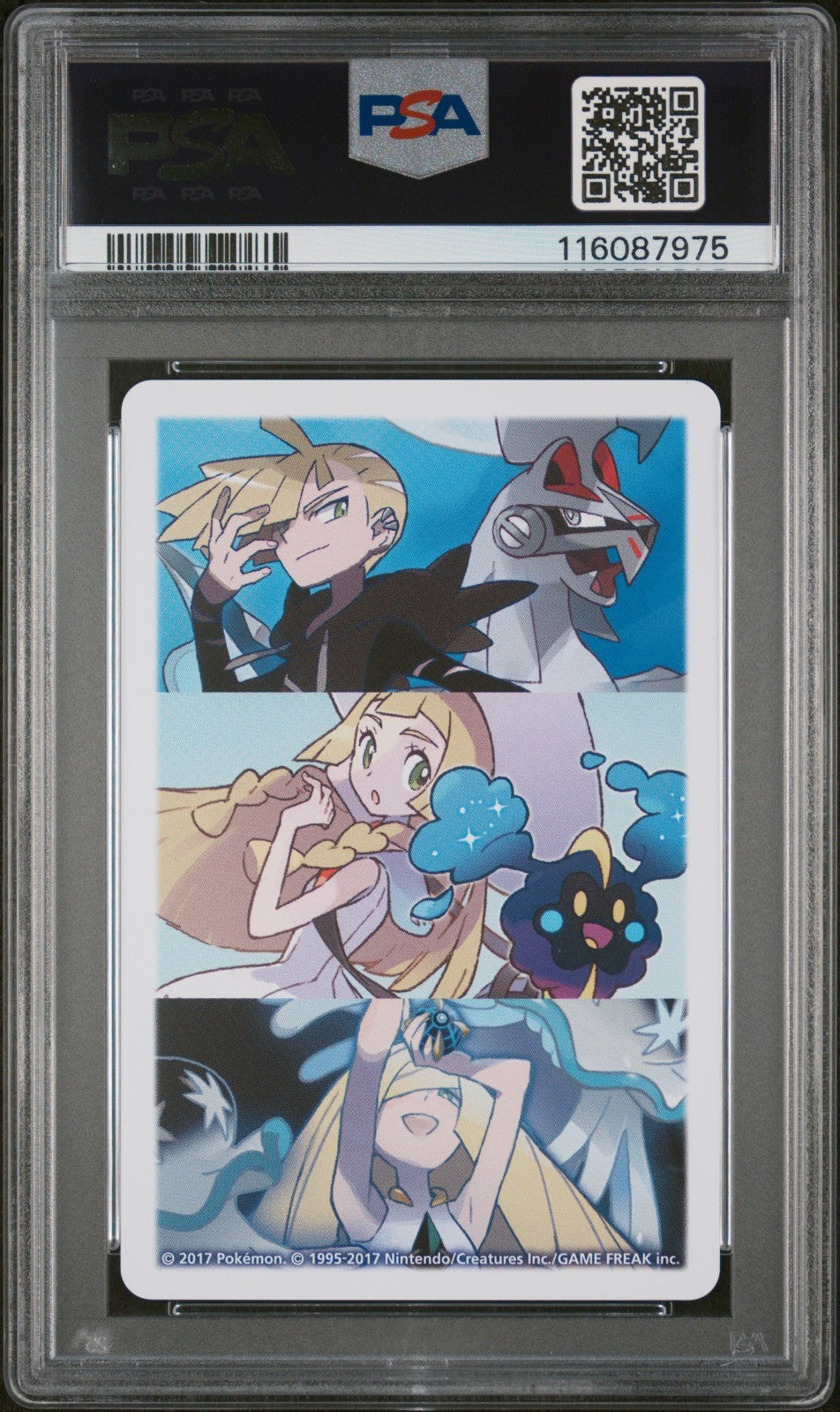 PSA 10 Sequential - Lillie Cosmog Lunala & Solgaleo Clubs Set - Pokemon Poker