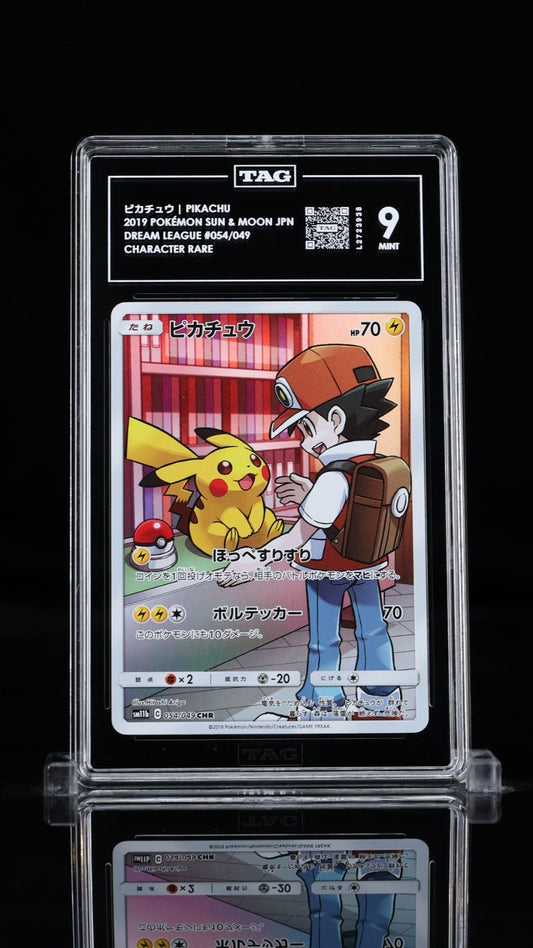 TAG 9 - Pikachu 054/049 CHR - Dream League Pokemon Japanese sm11b Sun & Moon