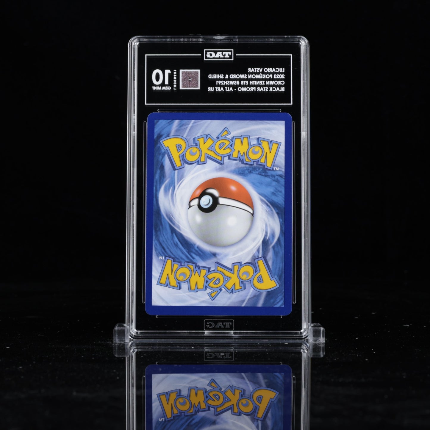 TAG 10 - Lucario VSTAR SWSH291 Black Star Promo - Crown Zenith ETB Pokemon TCG