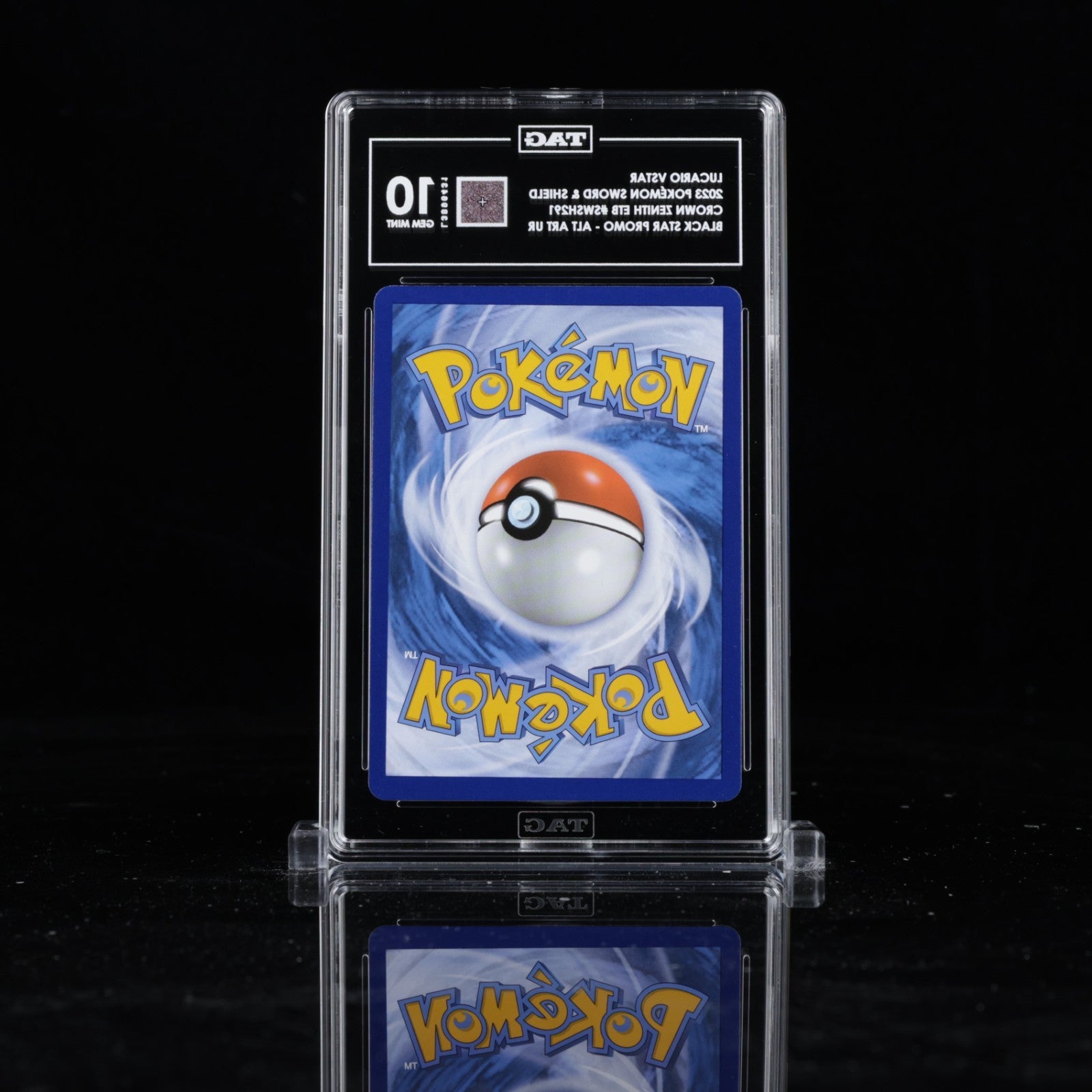 TAG 10 - Lucario VSTAR SWSH291 Black Star Promo - Crown Zenith ETB Pokemon TCG