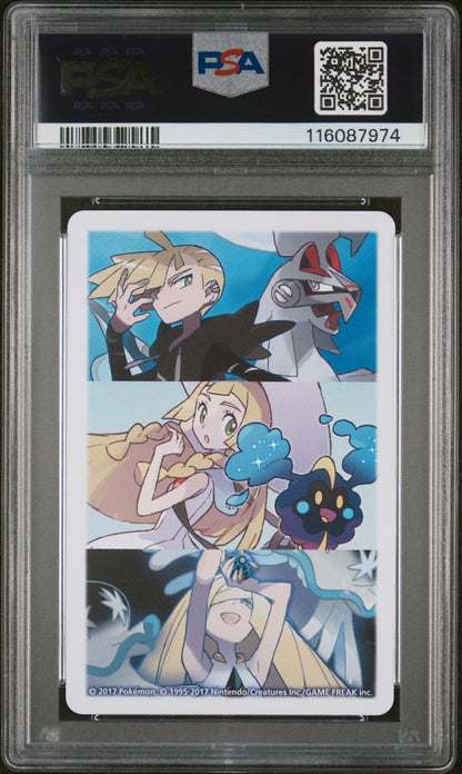PSA 10 Sequential - Lillie Cosmog Lunala & Solgaleo Clubs Set - Pokemon Poker