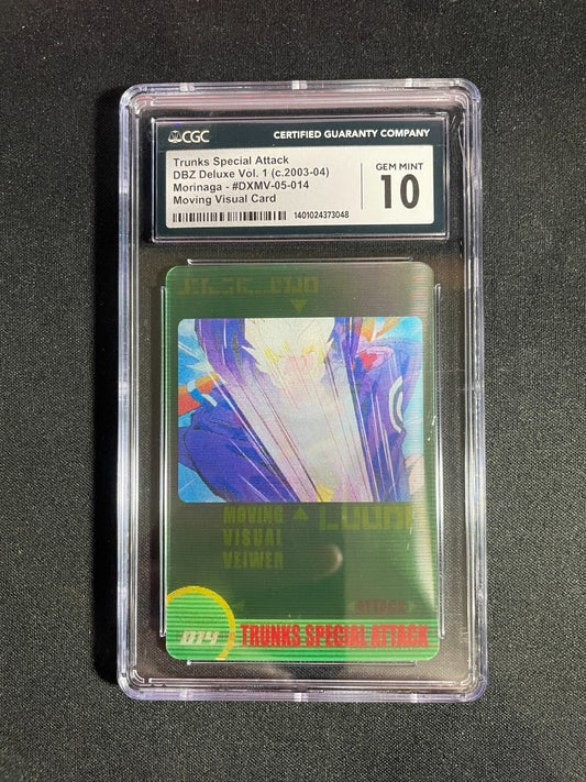 CGC 10 Future Trunks #014 3D Morinaga Dragon Ball Z Wafer Cards Part 1 Gem Mint