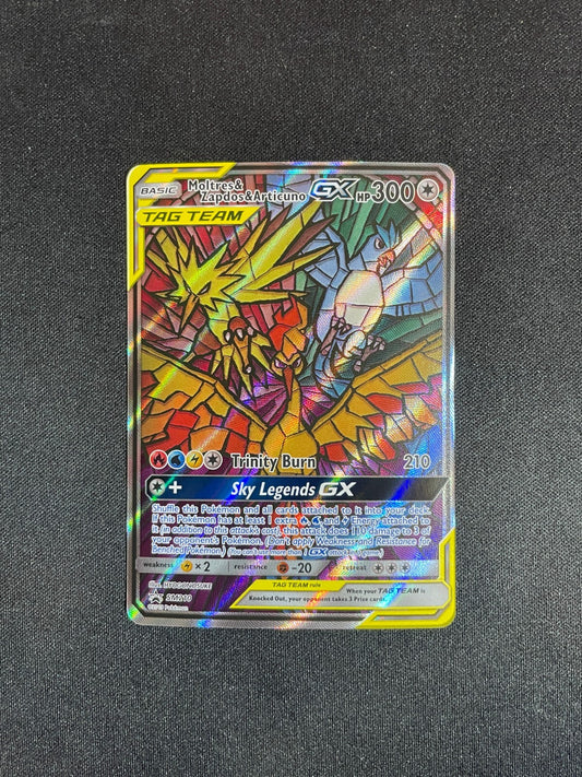Moltres & Zapdos & Articuno GX SM210 Promo - Pokemon Hidden Fates ETB - NM