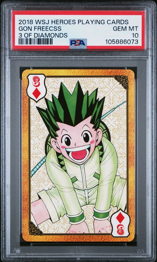 Gon Freecss - Weekly Shonen Jump Heroes Playing Cards 2018 - POP 1