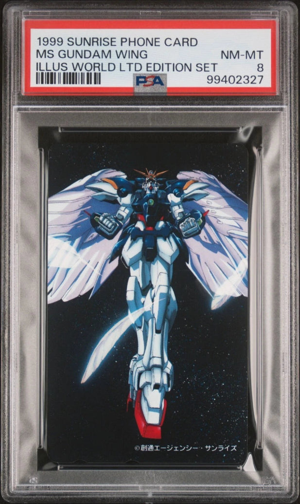Wing Gundam Zero - Gundam Wing Japanese Sunrise Phone Card Vintage 1999